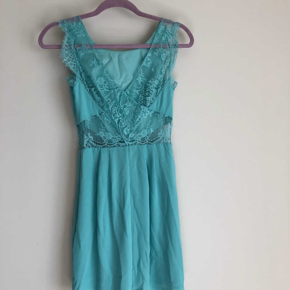 Green/blue  formal dress